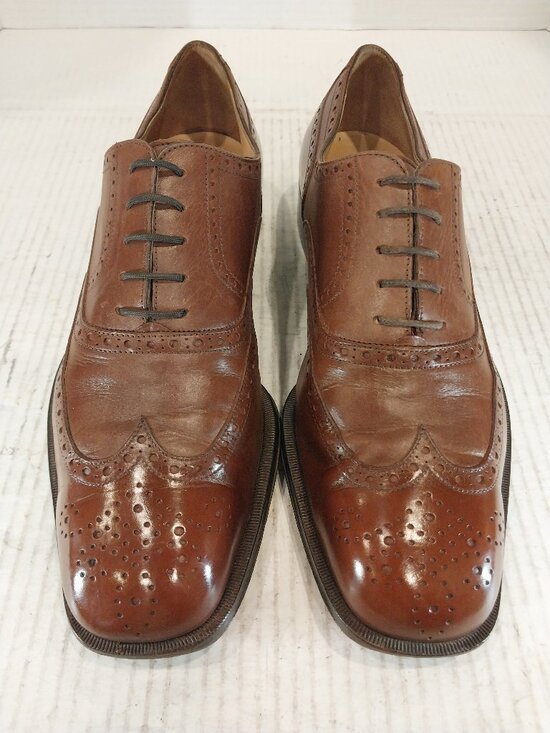 BALLY men\'s (SAVE $1100) size 9.5 EEE brown Oxford.